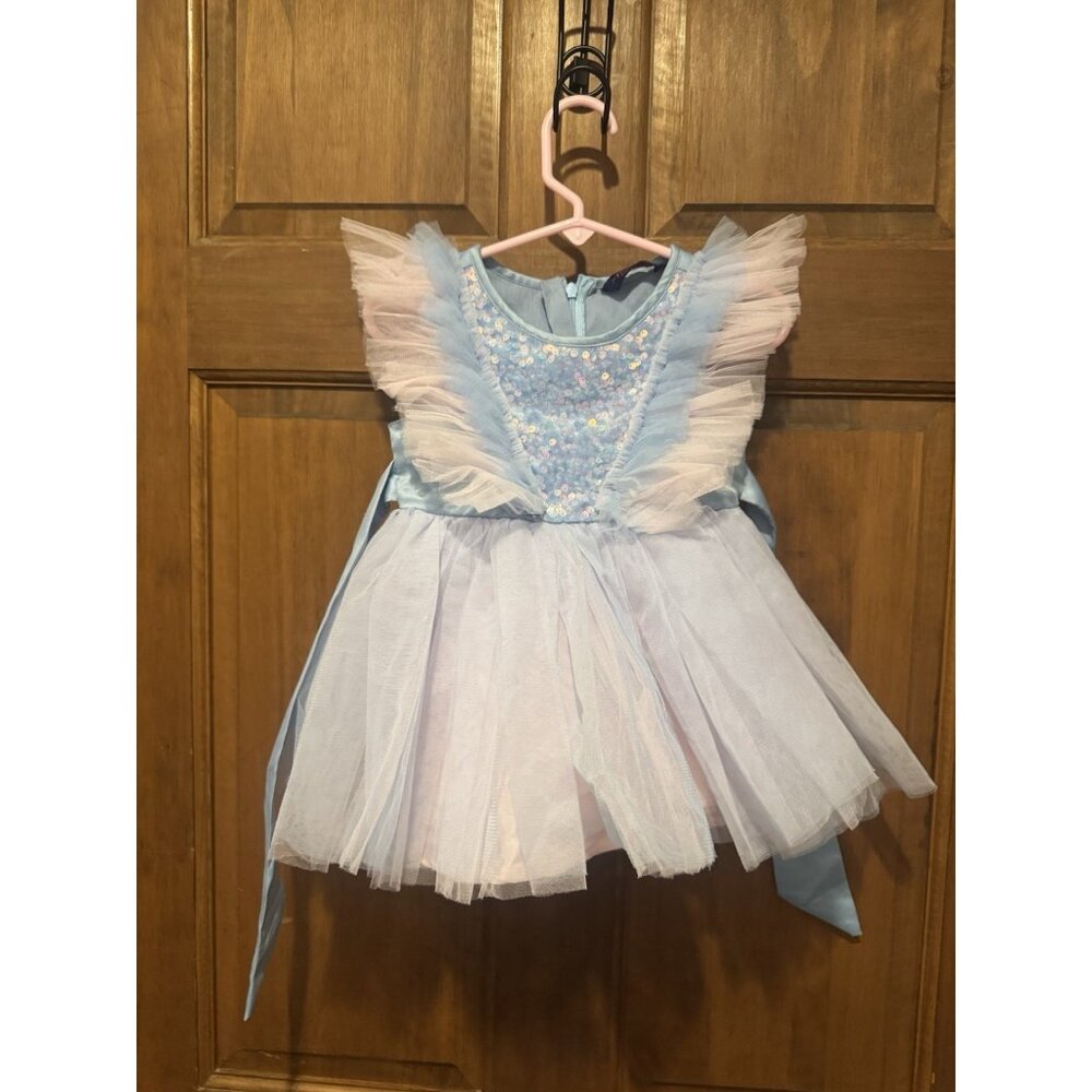 INF FRENDZ Iridescent Sequin Tutu Dress 6-12 Months 49cm